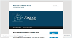 Desktop Screenshot of blog.pequodsystems.com