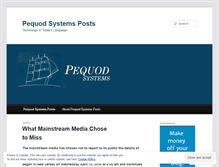 Tablet Screenshot of blog.pequodsystems.com